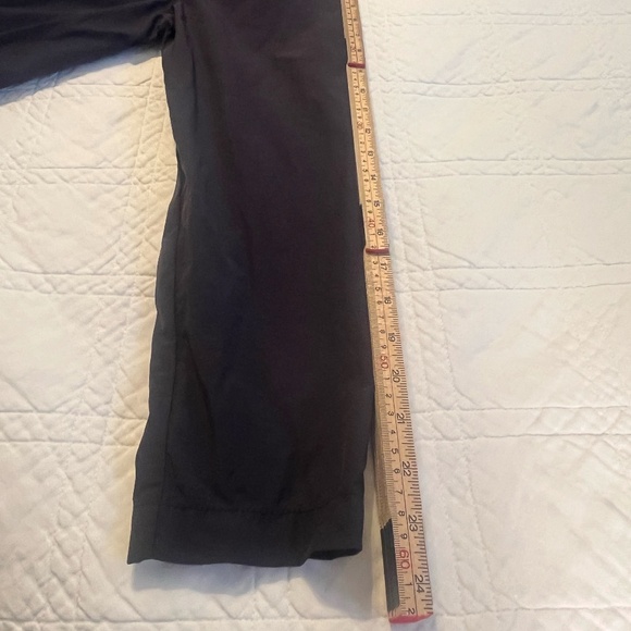 Eileen Fisher Organic Outdoor Cotton Anorak Jacket Navy Pockets Packable Hood MD - Picture 11 of 11